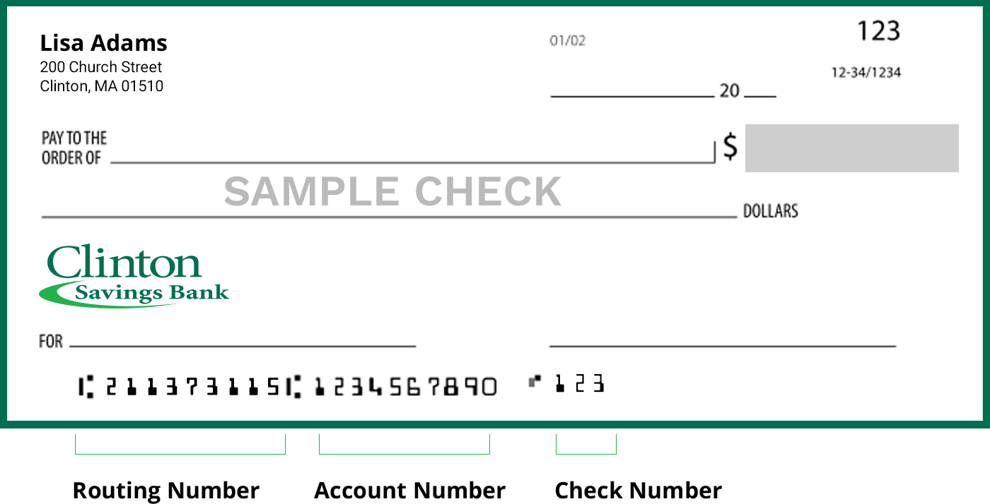 routing number | clinton savings bank | boylston, ma - sterling, ma